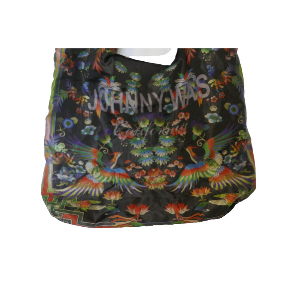 Johny Was Bag Reusable Packable Birds & Floral Shopping Tote - Picture 6 of 14